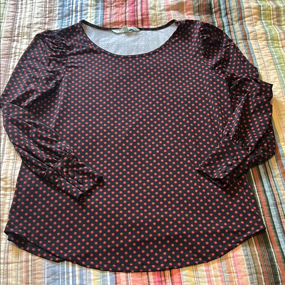 Cleo Multicolored 3/4 Sleeve Blouse